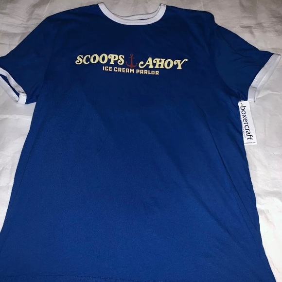 boxercraft Shirts Size Medium Stranger Things Scoops Ahoy Ice Cream